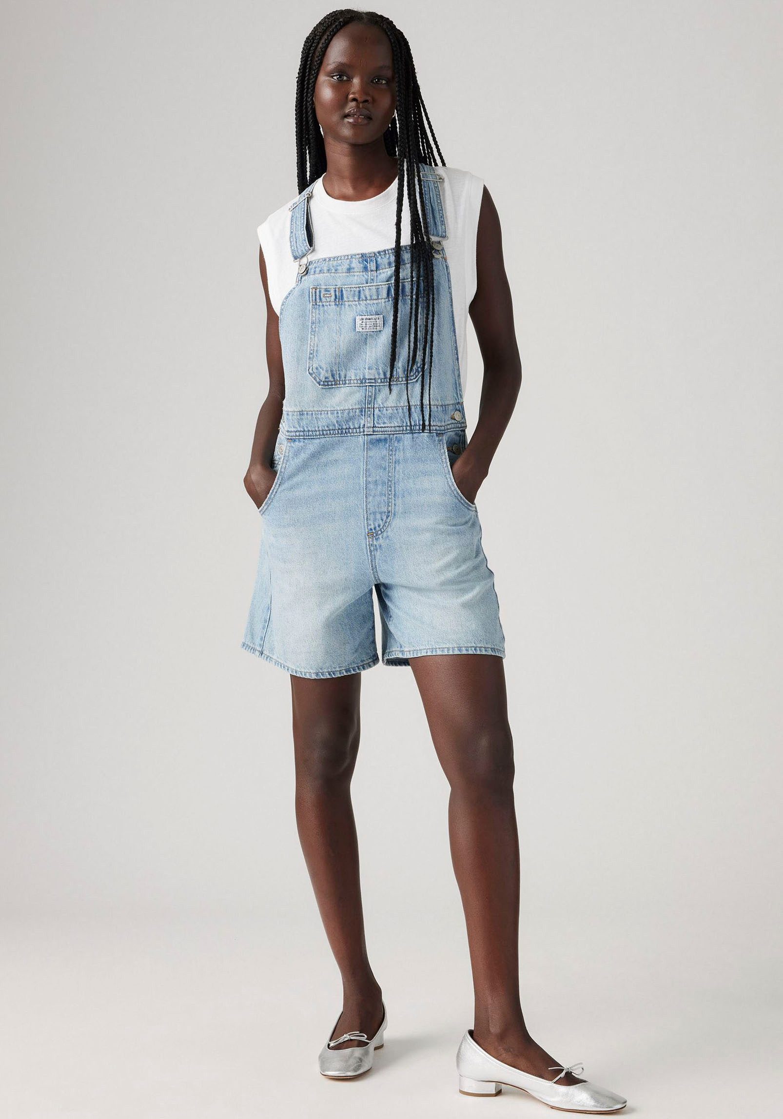 Levis Latzhose "UTILITY SHORTALL", Sommerhose im Five-Pocket Style günstig online kaufen