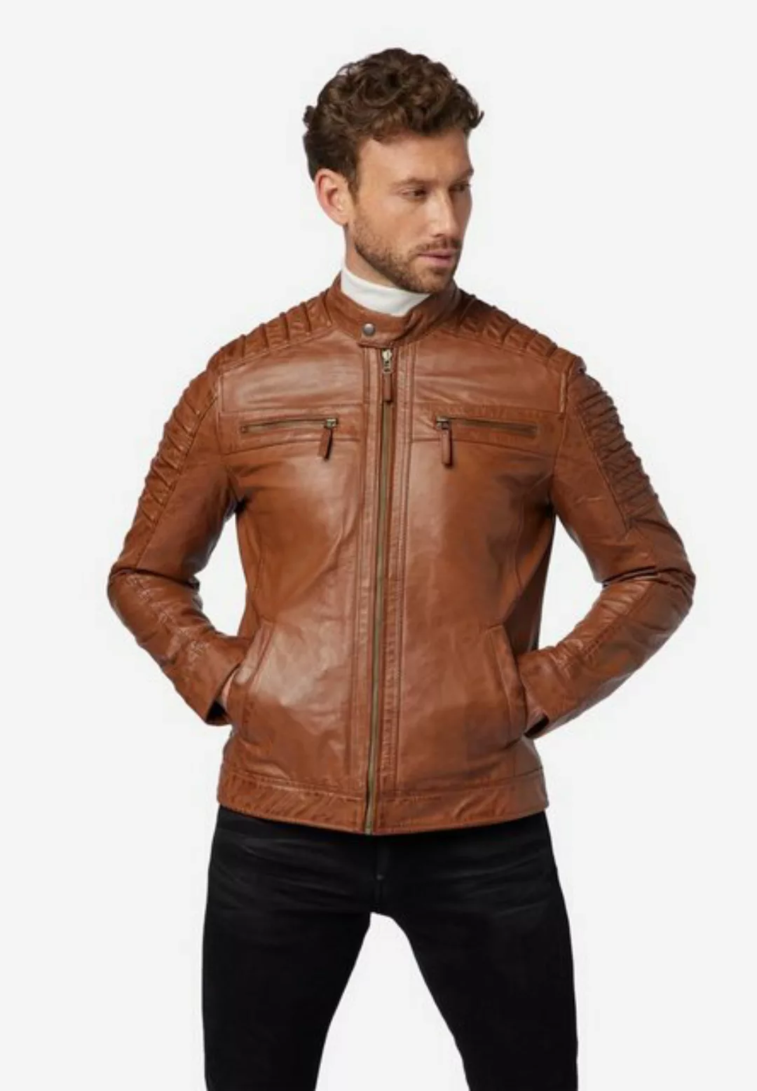 RICANO Lederjacke 12815 Hochwertiges Lamm Leder günstig online kaufen