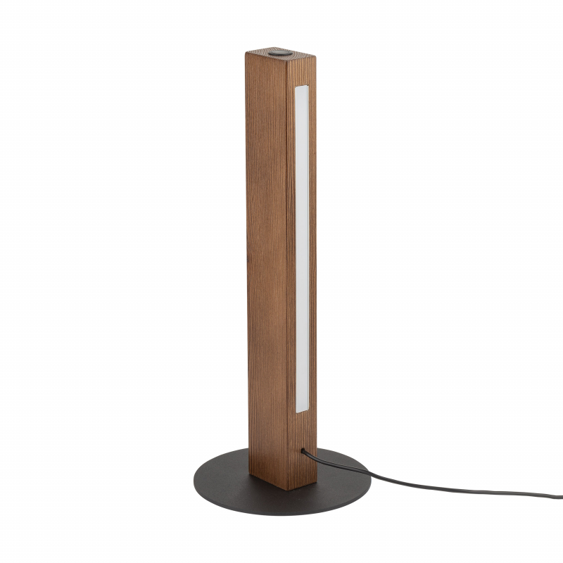 LED-Holztischleuchte Teo, kiefer, 42 cm, Touchdimmer günstig online kaufen