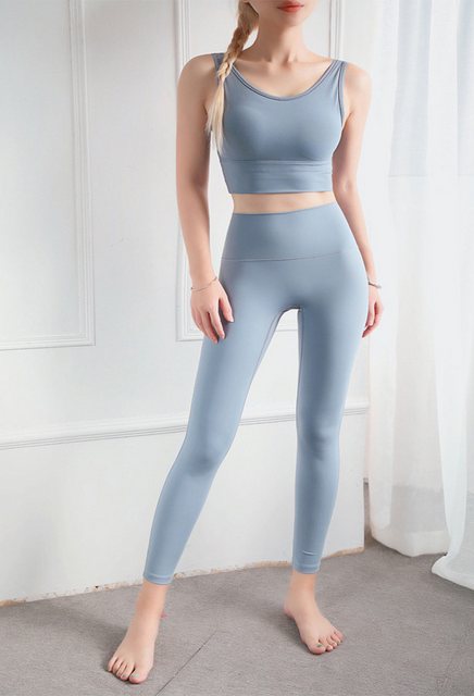 SEGUEN Leggings Hüfthebende Neun-Punkt-Yogahose für Damen mit hoher Taille günstig online kaufen