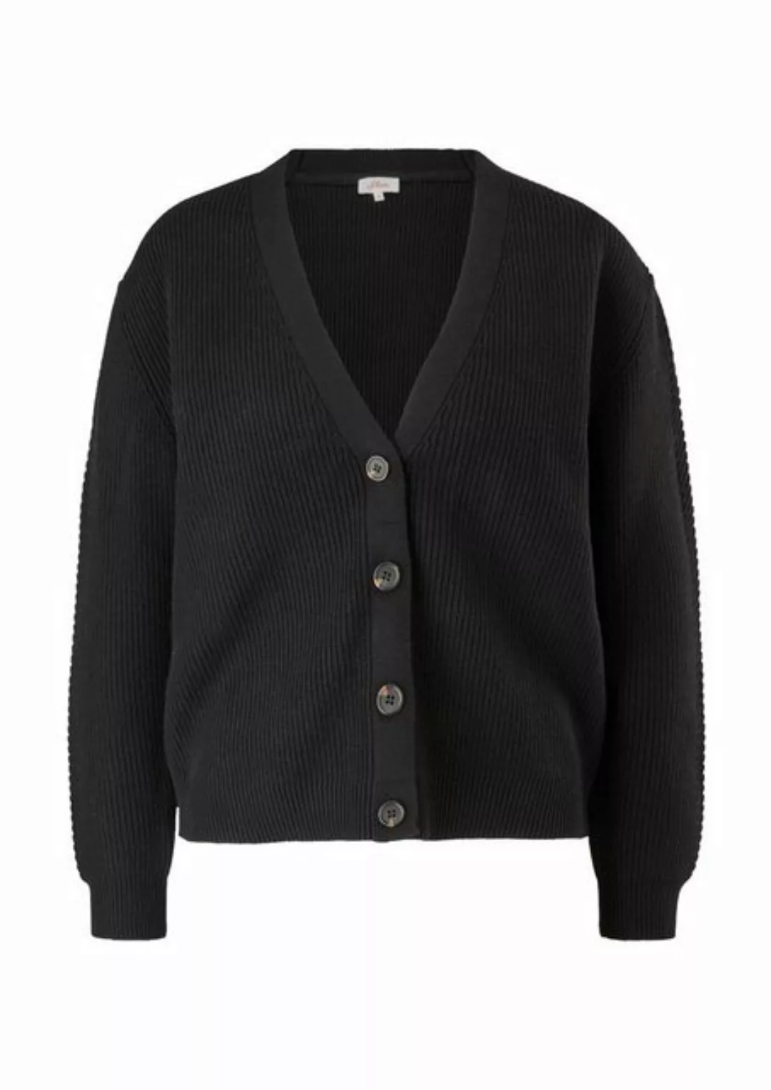 s.Oliver Strickjacke Cardigan aus Baumwollmix günstig online kaufen