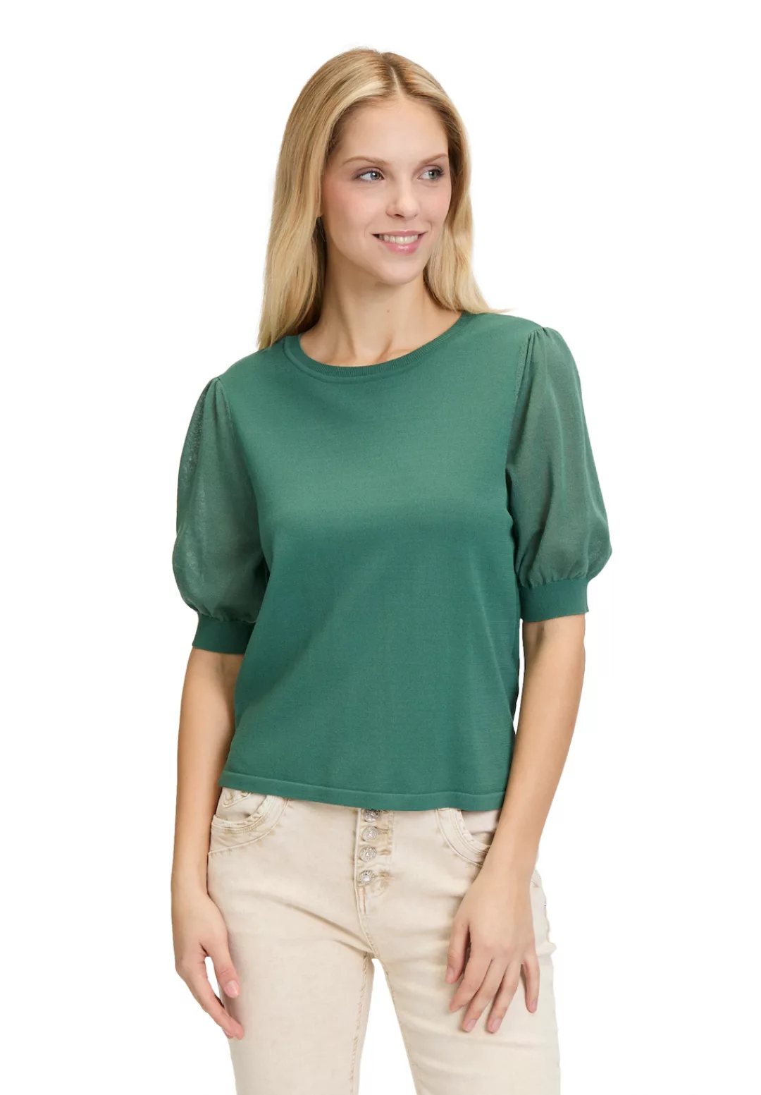Cartoon Kurzarmshirt "Cartoon Damen Strickpullover mit Rundhalsausschnitt", günstig online kaufen
