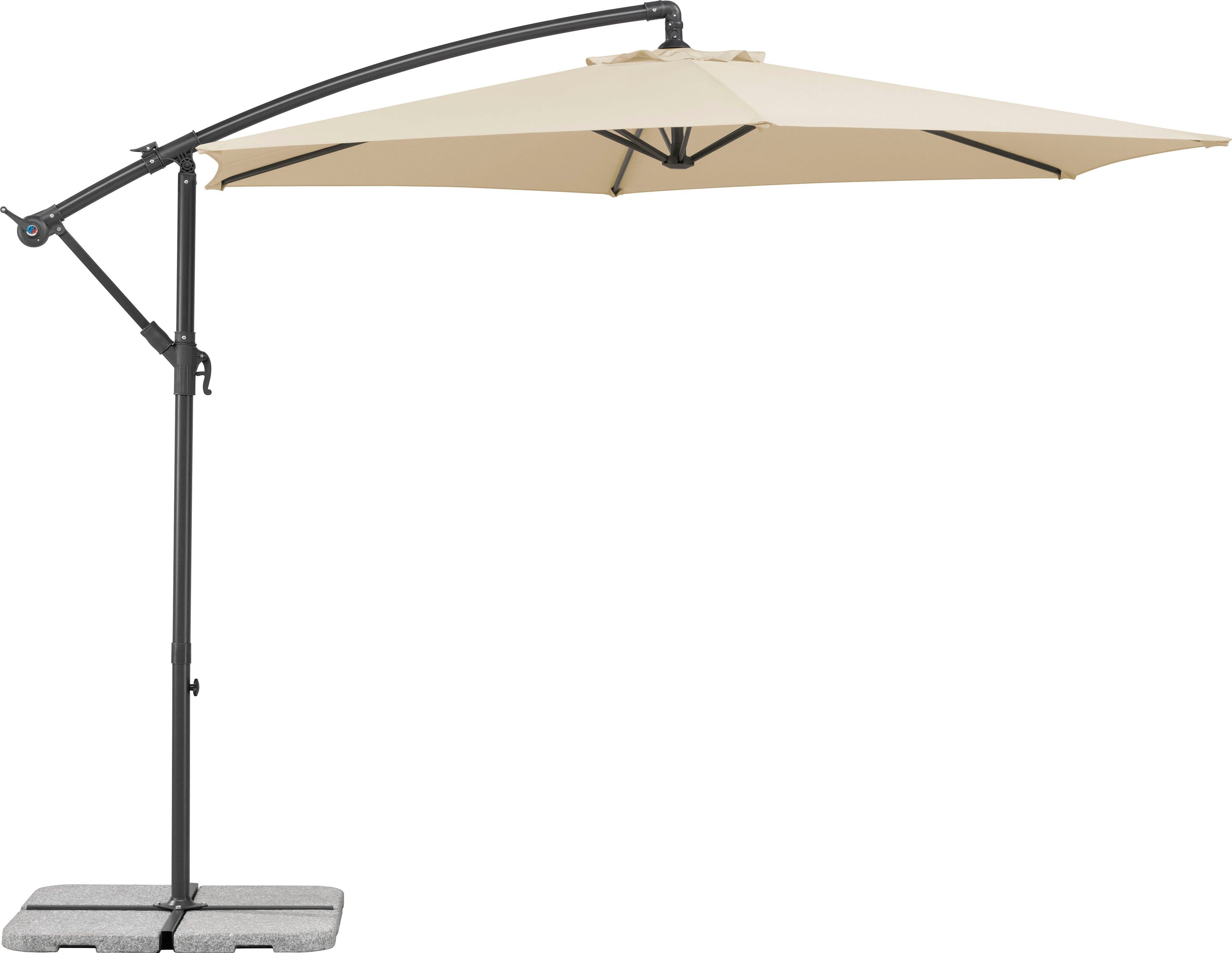 Schneider Schirme Ampelschirm "Venus, TOPSELLER", (Sonnenschirm), inkl. Pla günstig online kaufen