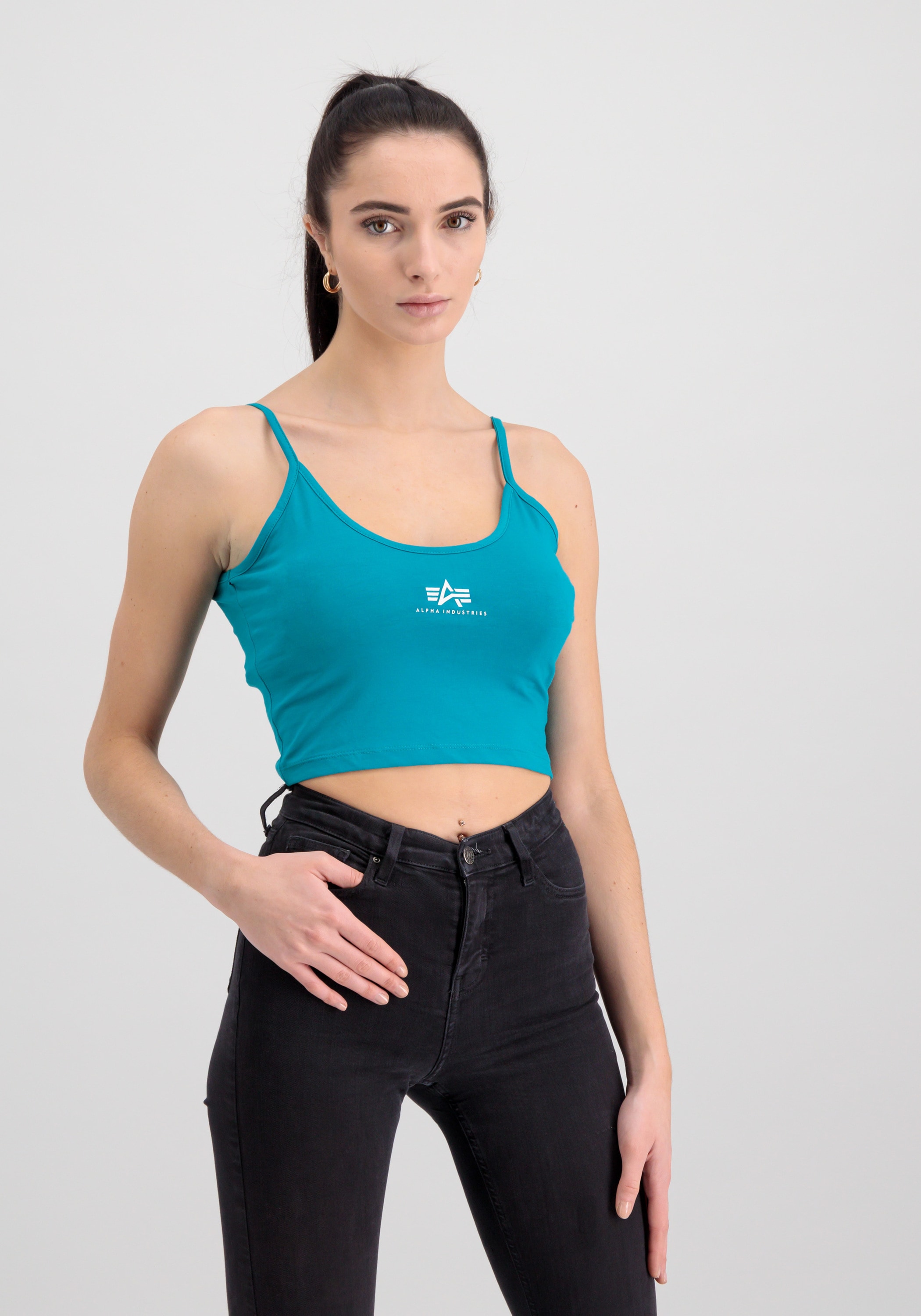 Alpha Industries Muscleshirt "Alpha Industries Women - Tanks Basic Crop-Top günstig online kaufen