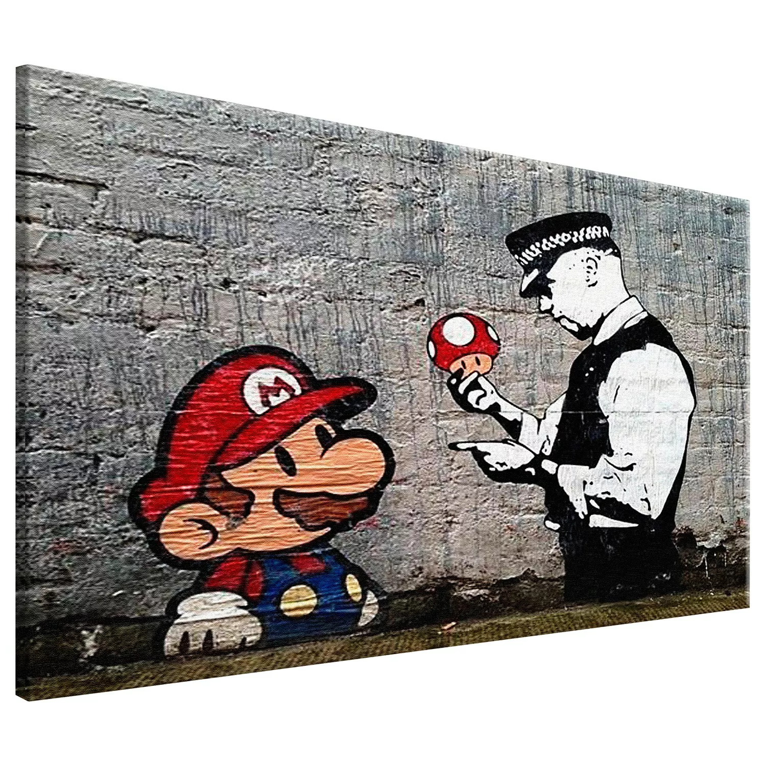 home24 Wandbild Mario and Cop günstig online kaufen