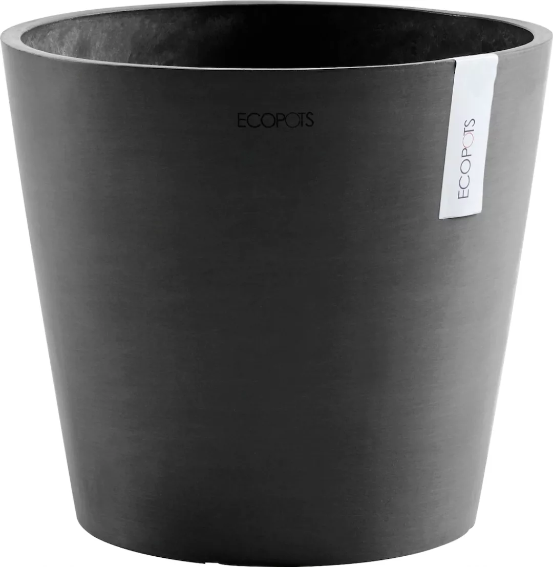 Ecopots Pflanztopf Amsterdam Dunkelgrau 40 cm x 35 cm günstig online kaufen