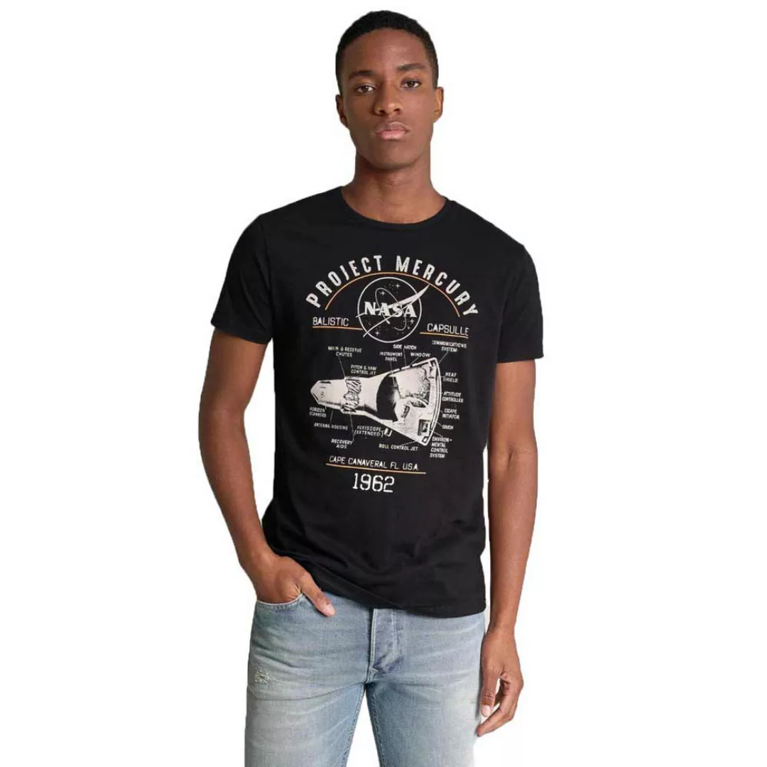 Salsa Jeans Nasa Graphic Kurzärmeliges T-shirt S Black günstig online kaufen