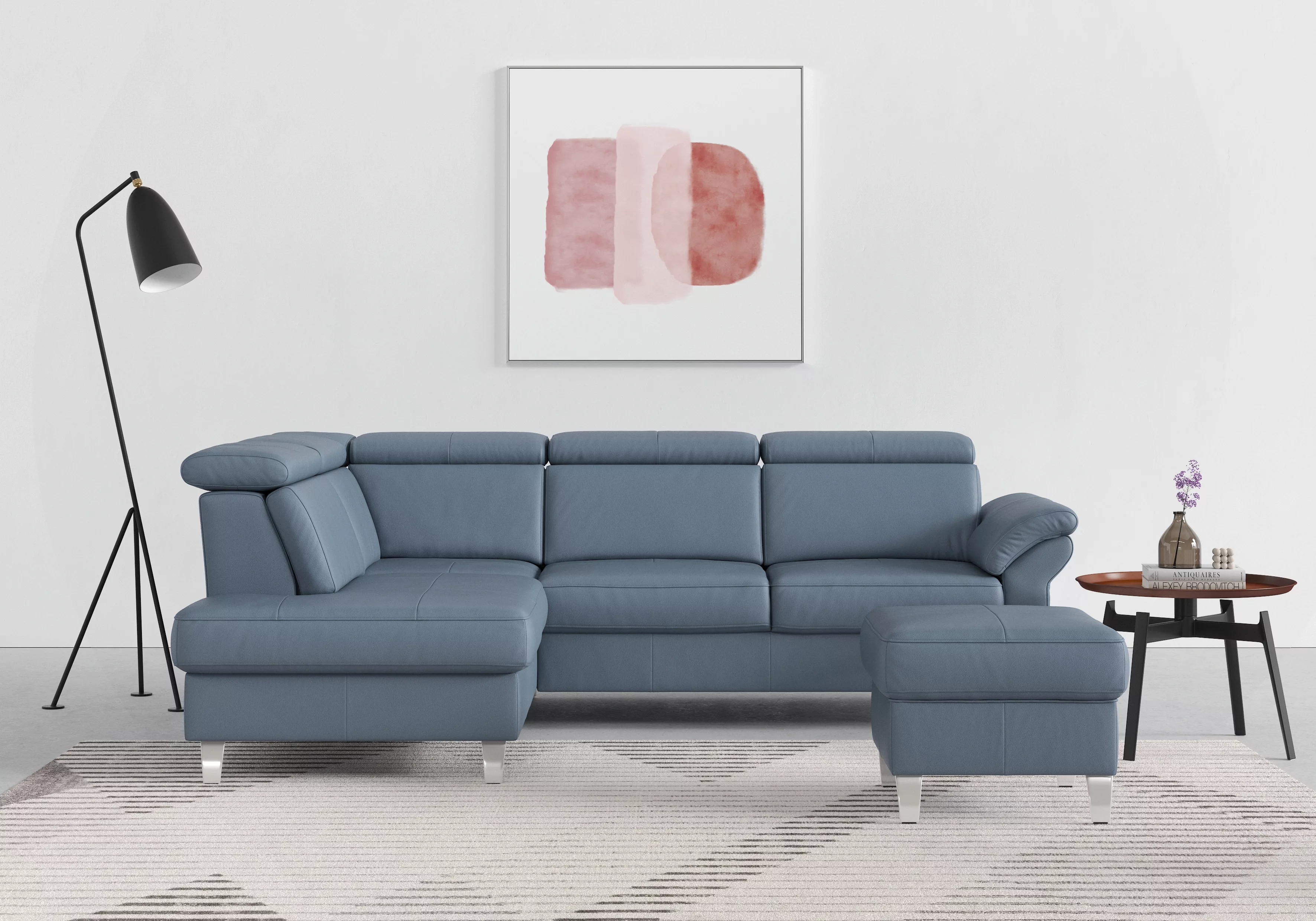 sit&more Ecksofa, inklusive Kopfteilverstellung, wahlweise mit Bettfunktion günstig online kaufen
