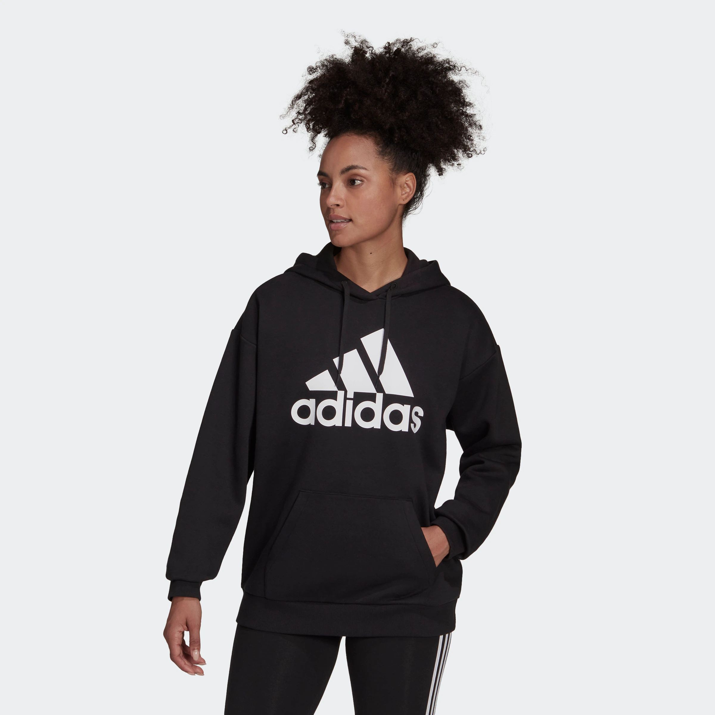 adidas Sportswear Kapuzensweatshirt "ESSENTIALS LOGO BOYFRIEND FLEECE HOODI günstig online kaufen