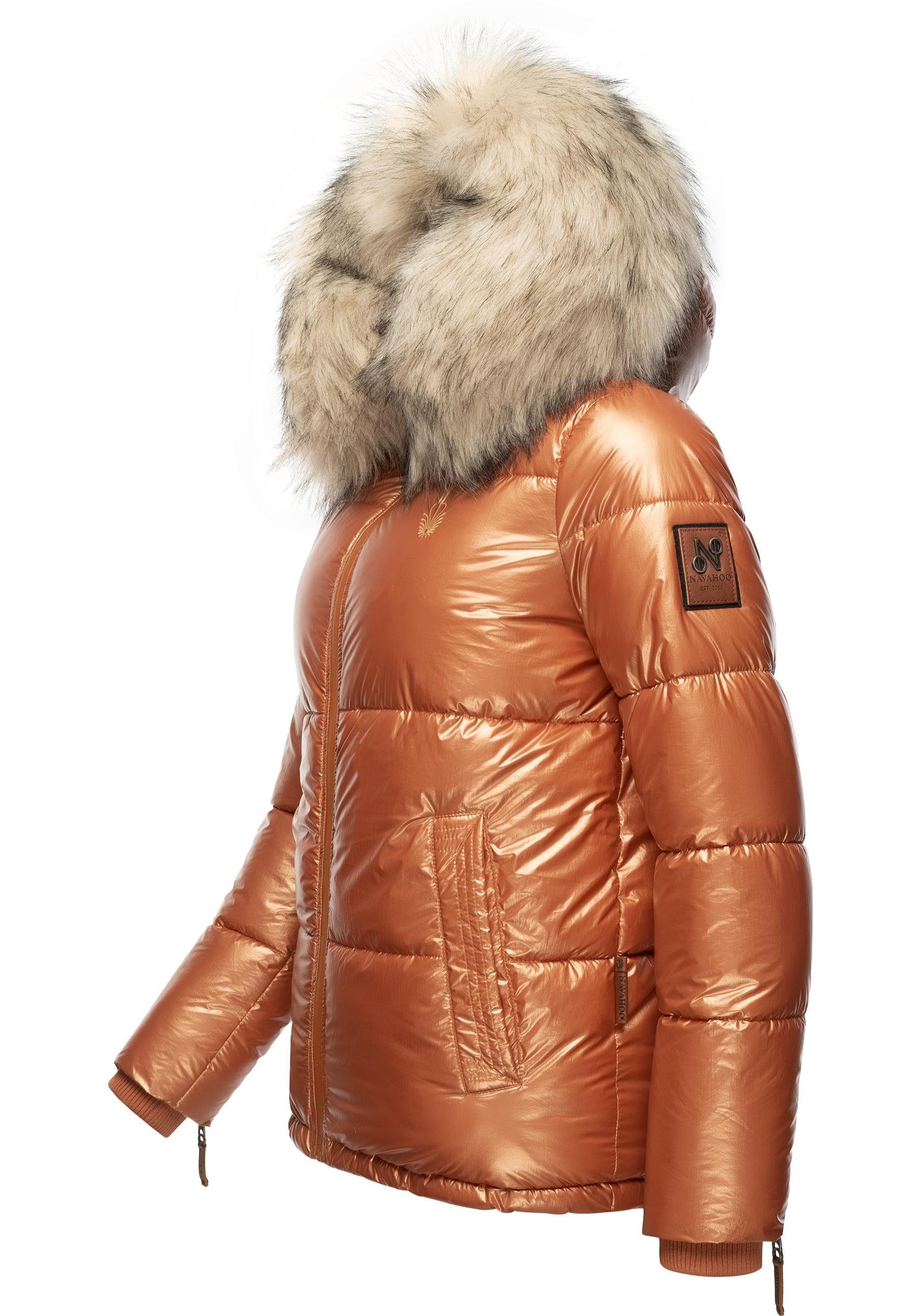 Navahoo Winterjacke "Tikunaa", mit Kapuze, warm gefütterte Damen Steppjacke günstig online kaufen