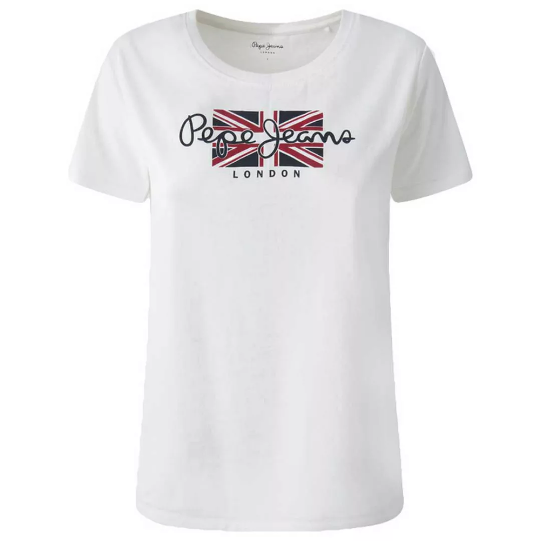 Pepe Jeans Zaidas Kurzärmeliges T-shirt M Off White günstig online kaufen