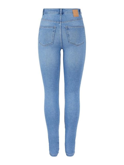 PIECES Pchighfive High Waist Jeans Damen Blau günstig online kaufen