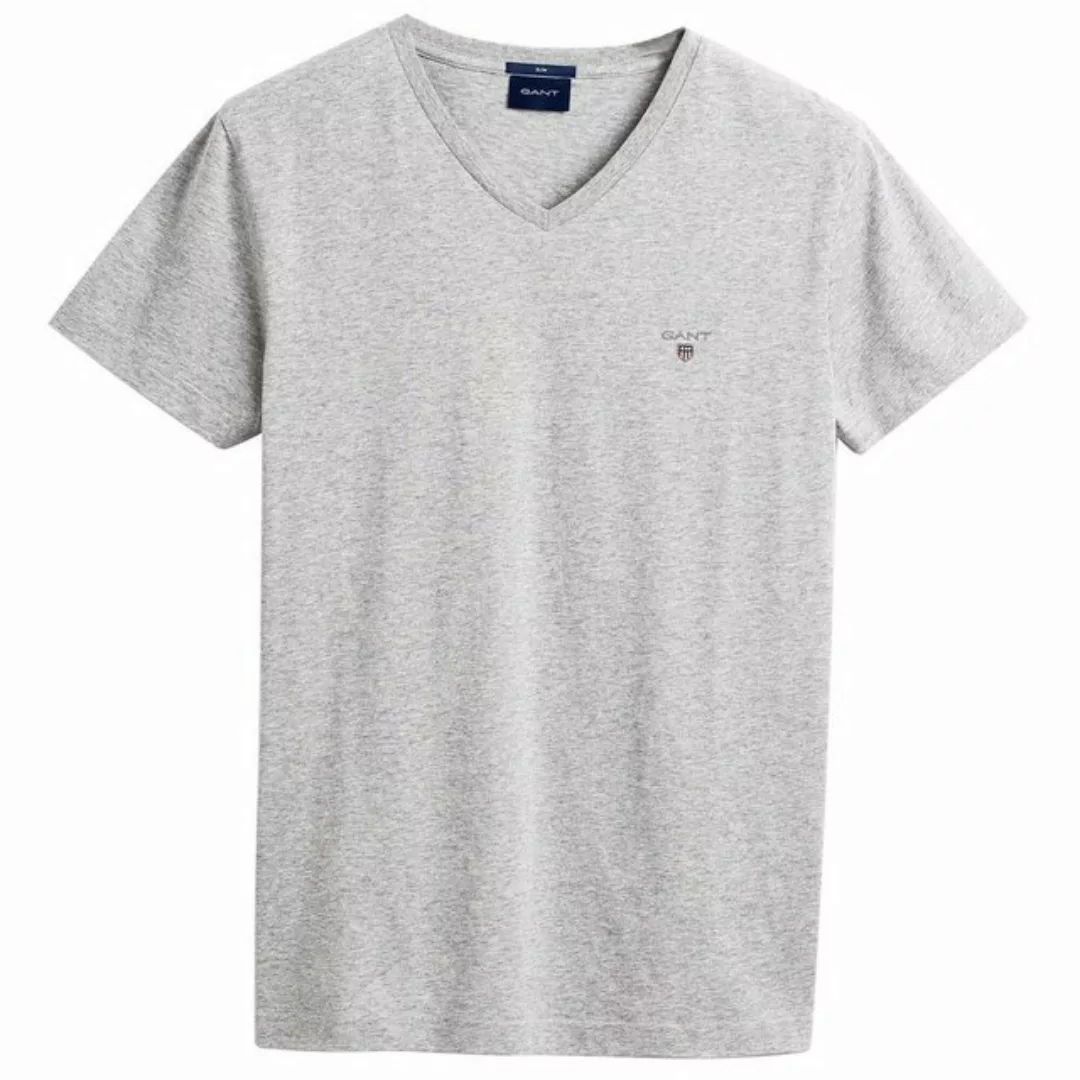 Gant T-Shirt Herren T-Shirt - Original Slim V-Neck T-Shirt günstig online kaufen