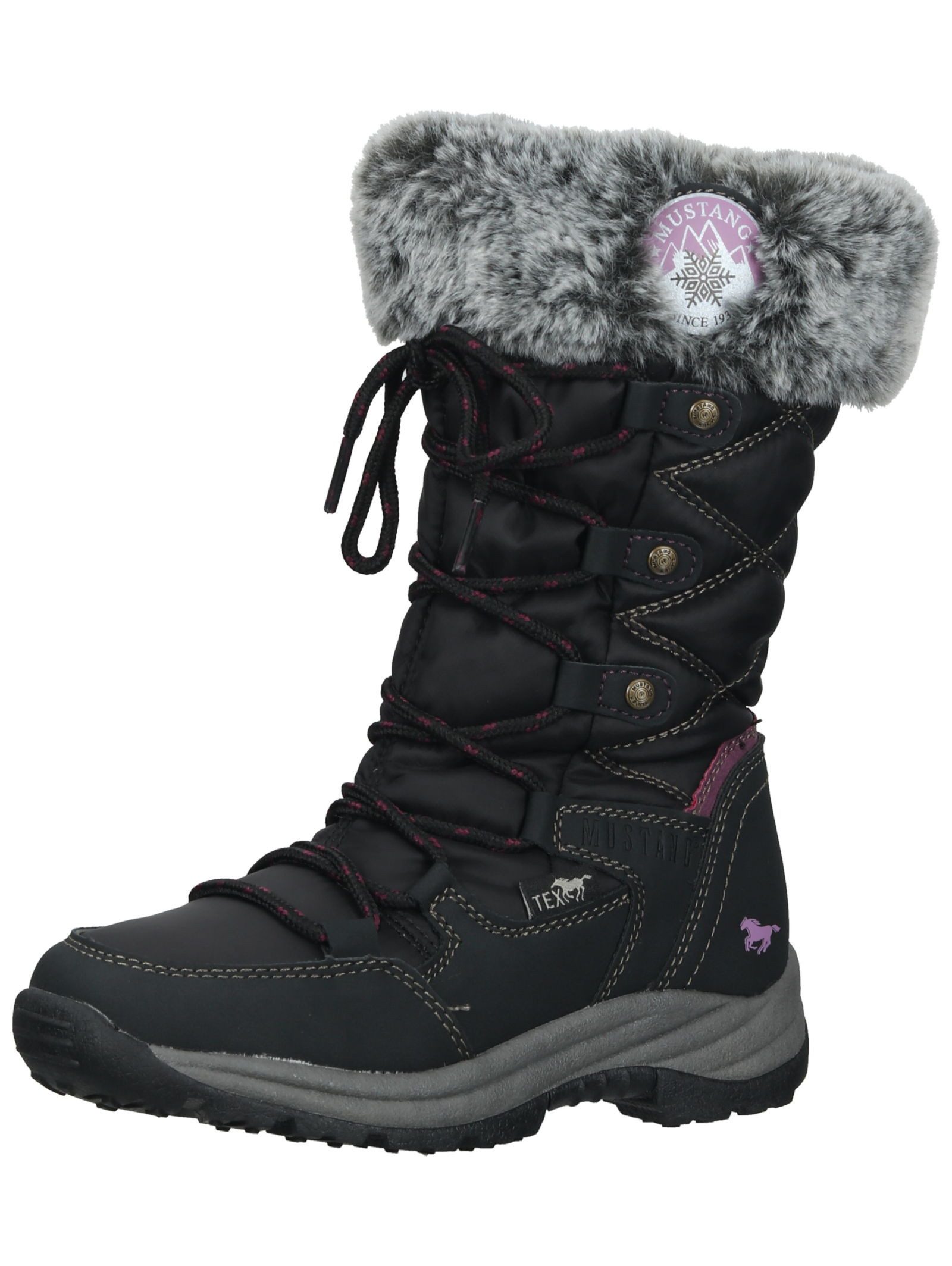 MUSTANG Stiefel Lederimitat/Textil Winterstiefel günstig online kaufen