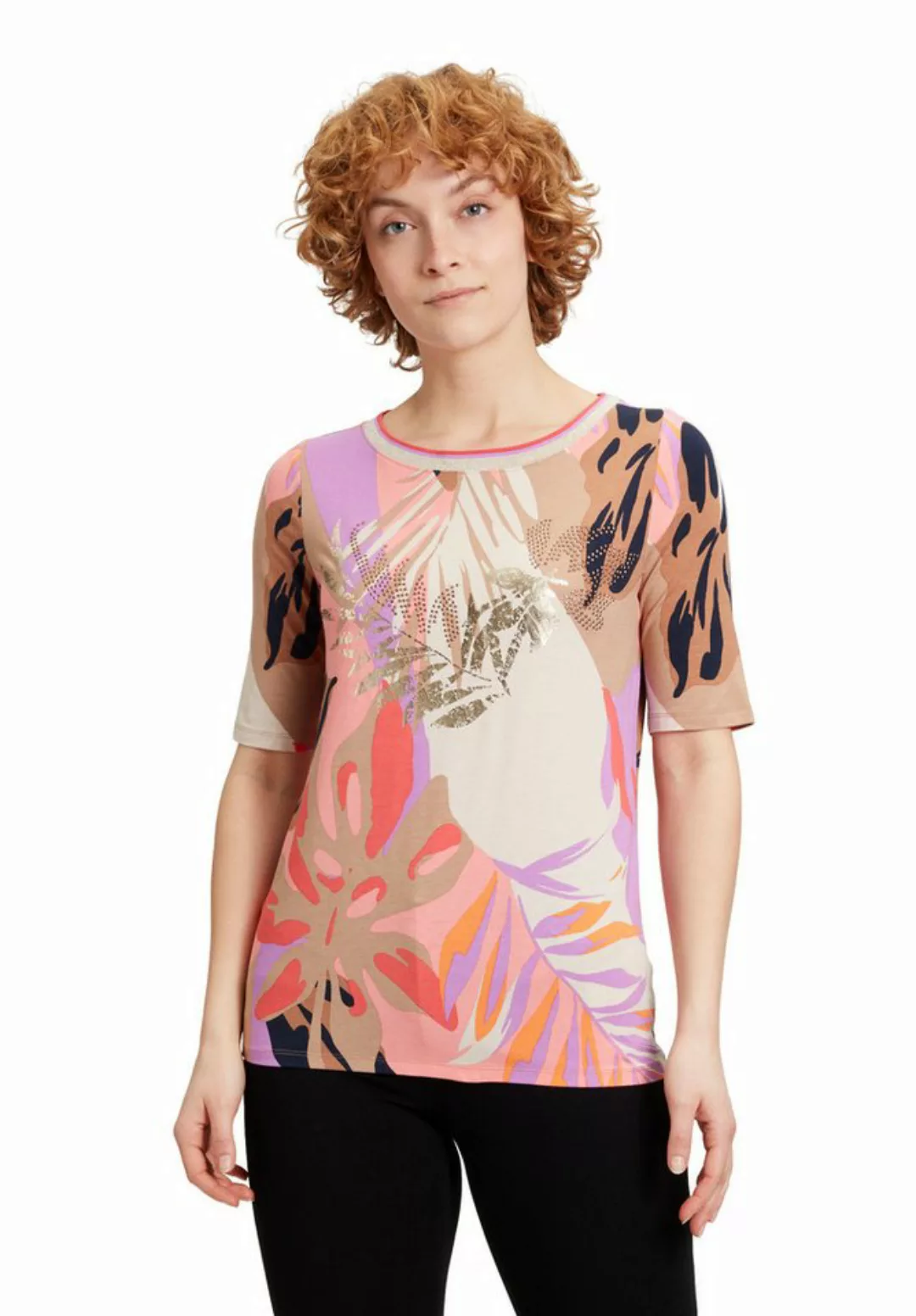 Betty Barclay Kurzarmshirt Betty Barclay Printshirt mit Schmucksteinen (1-t günstig online kaufen