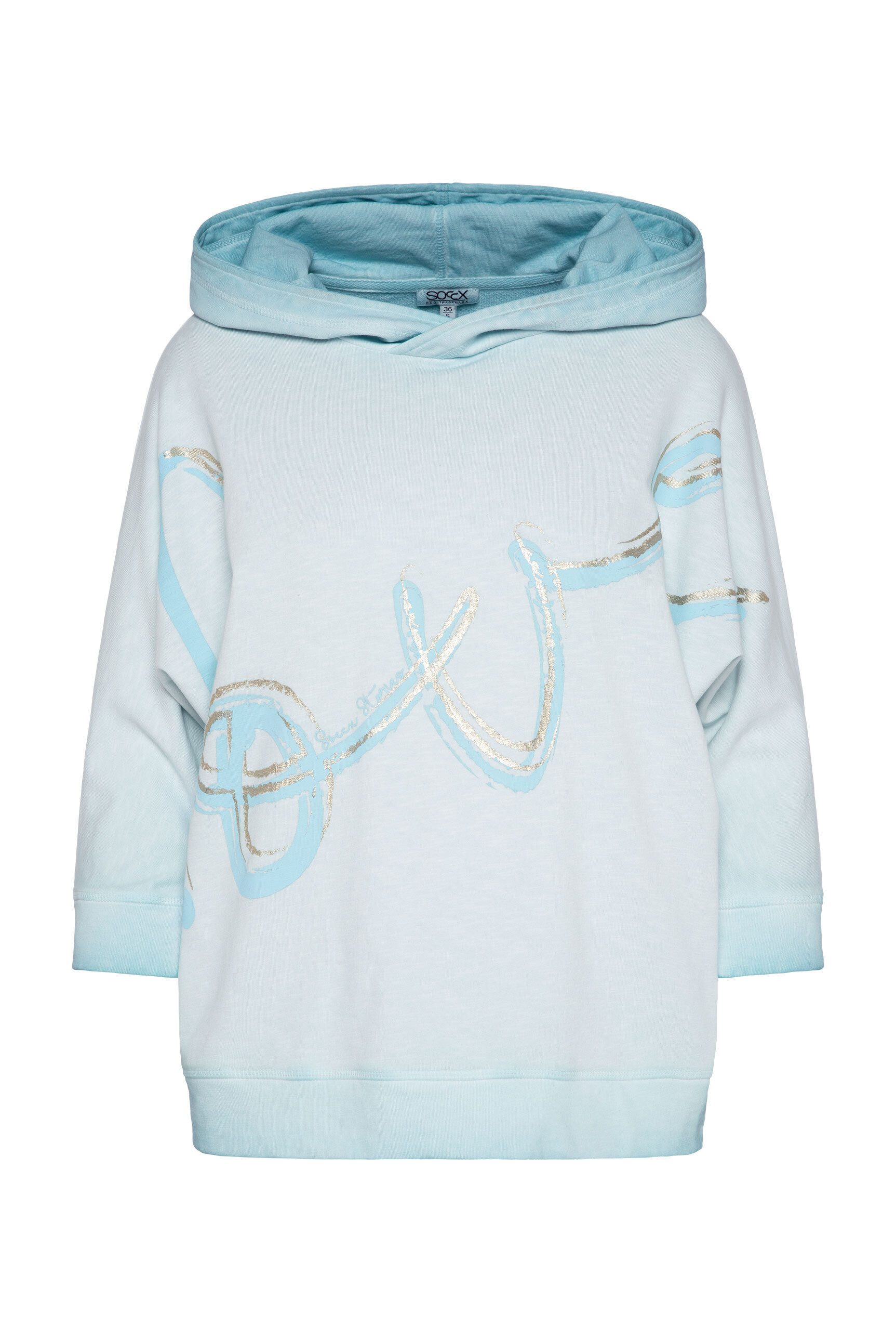 SOCCX Kapuzensweatshirt mit Fledermausärmeln günstig online kaufen