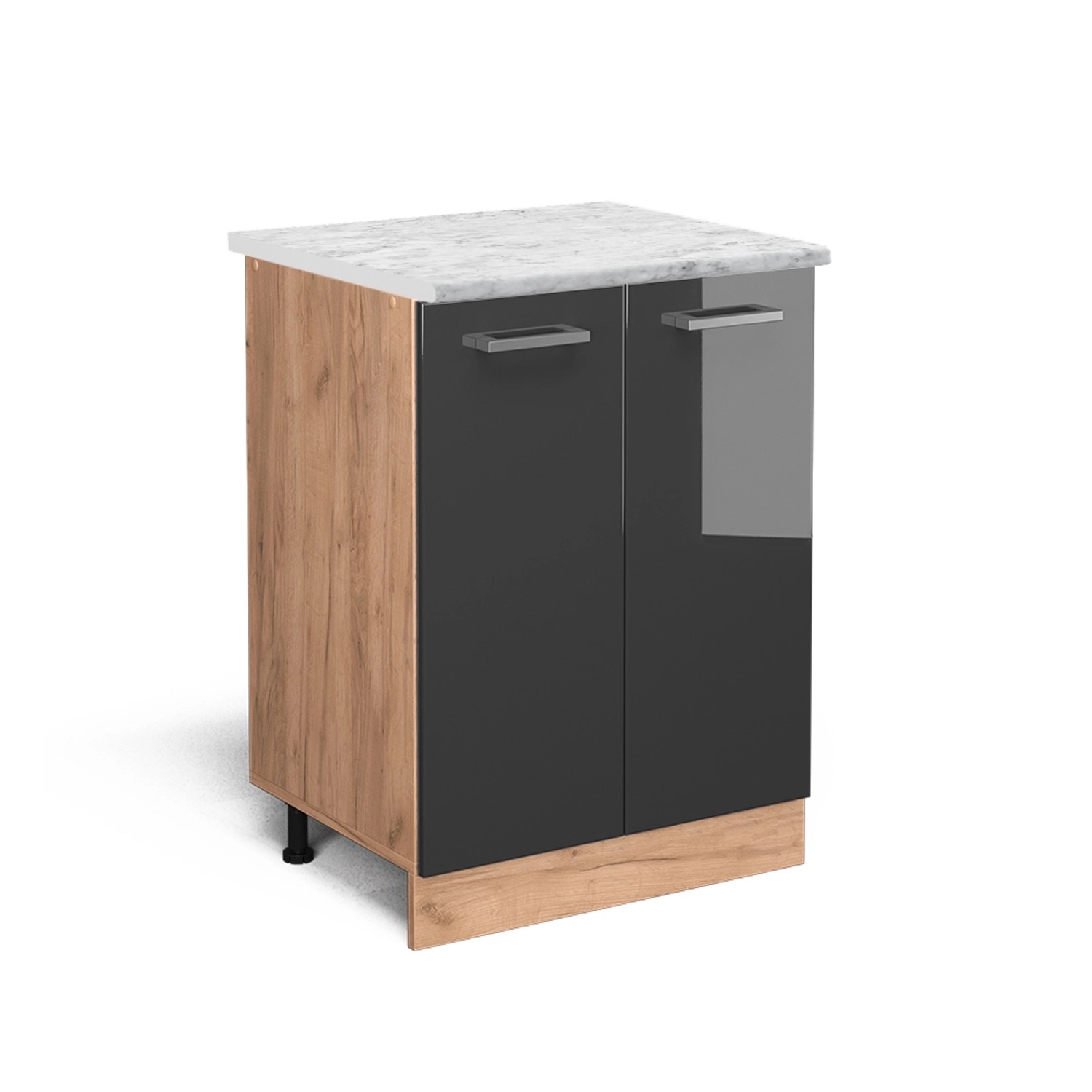 Vicco Unterschrank R-Line, Weiß Landhaus/Anthrazit, 60 günstig online kaufen