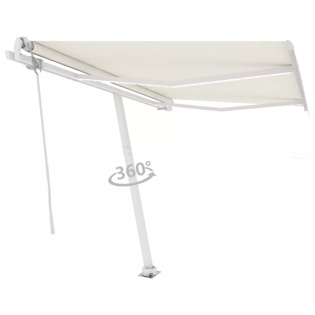 Automatische Markise Mit Led & Windsensor 350x250 Cm Cremeweiß günstig online kaufen