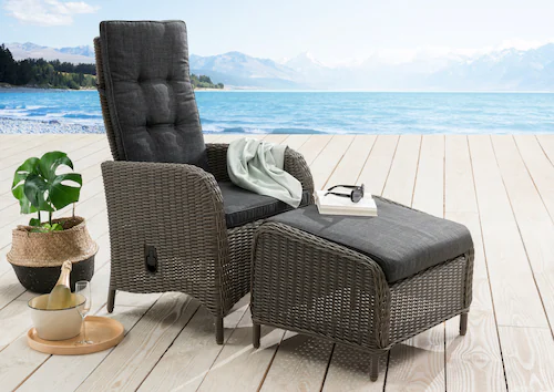 Destiny Sessel "PALMA CASA", (Set), Polyrattan, Hochlehner stufenlos verste günstig online kaufen