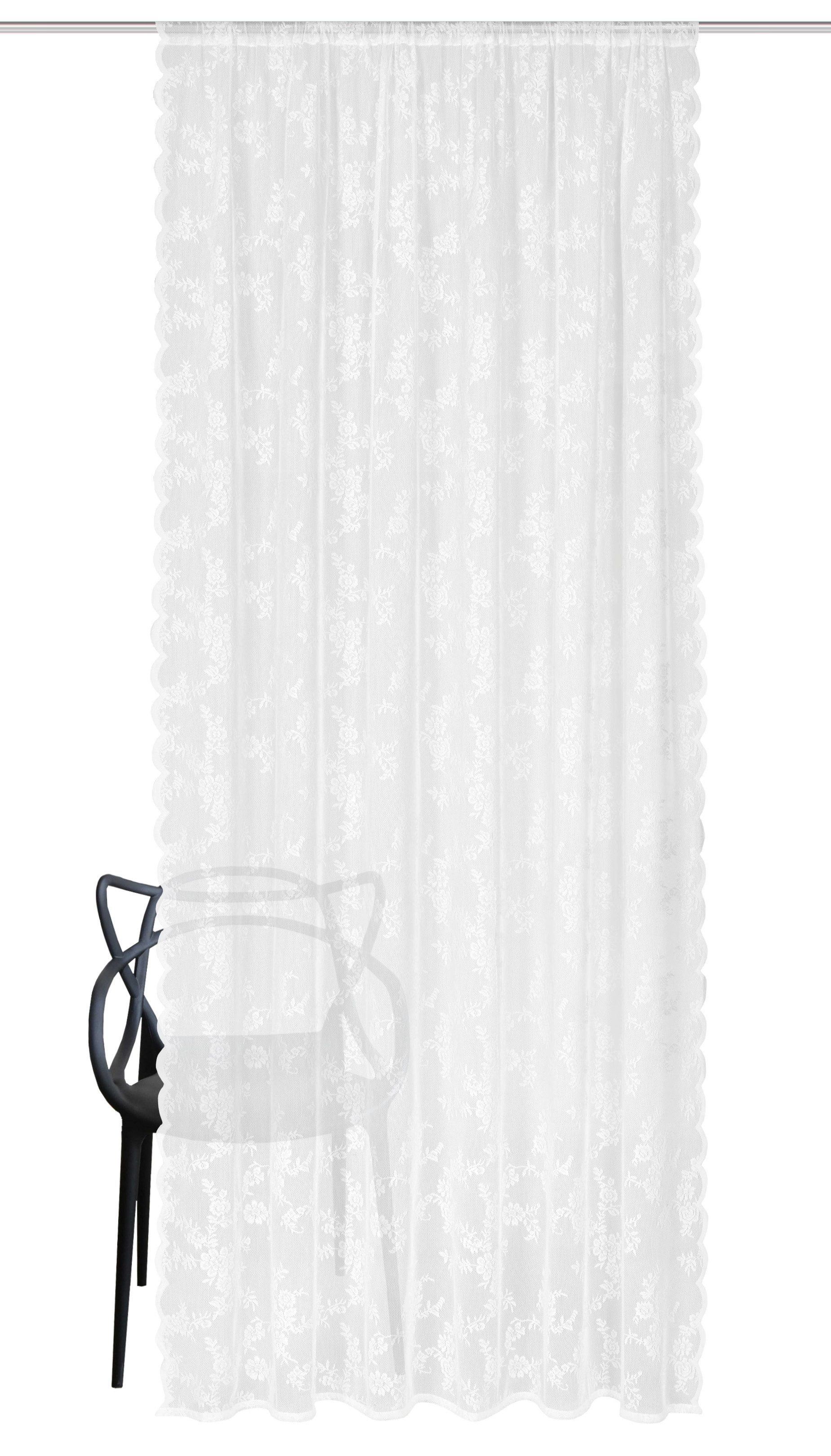 HOME WOHNIDEEN Gardine KIRALIO, Stangendurchzug (1 günstig online kaufen