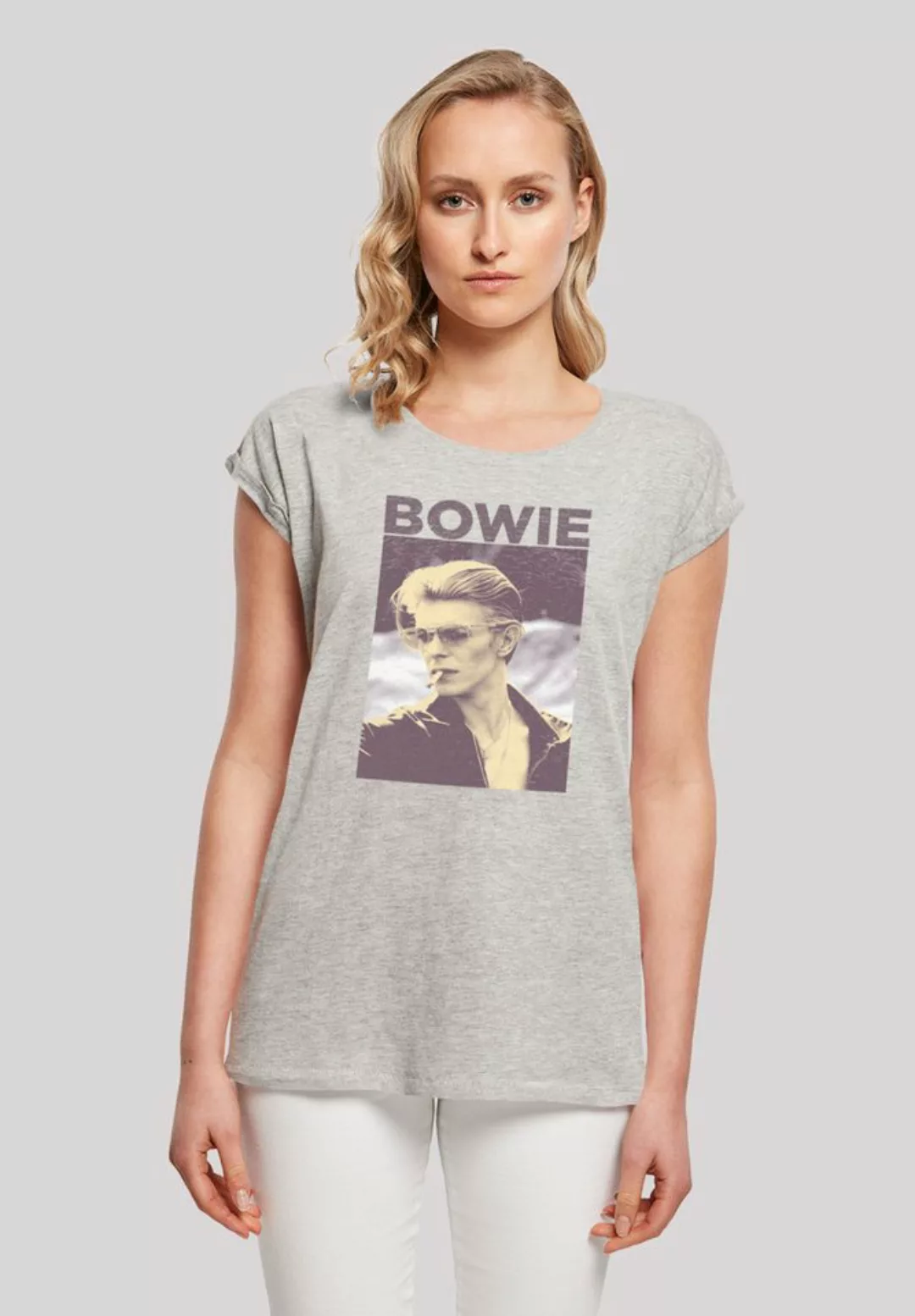 F4NT4STIC T-Shirt David Bowie Smoking Photograph Print günstig online kaufen