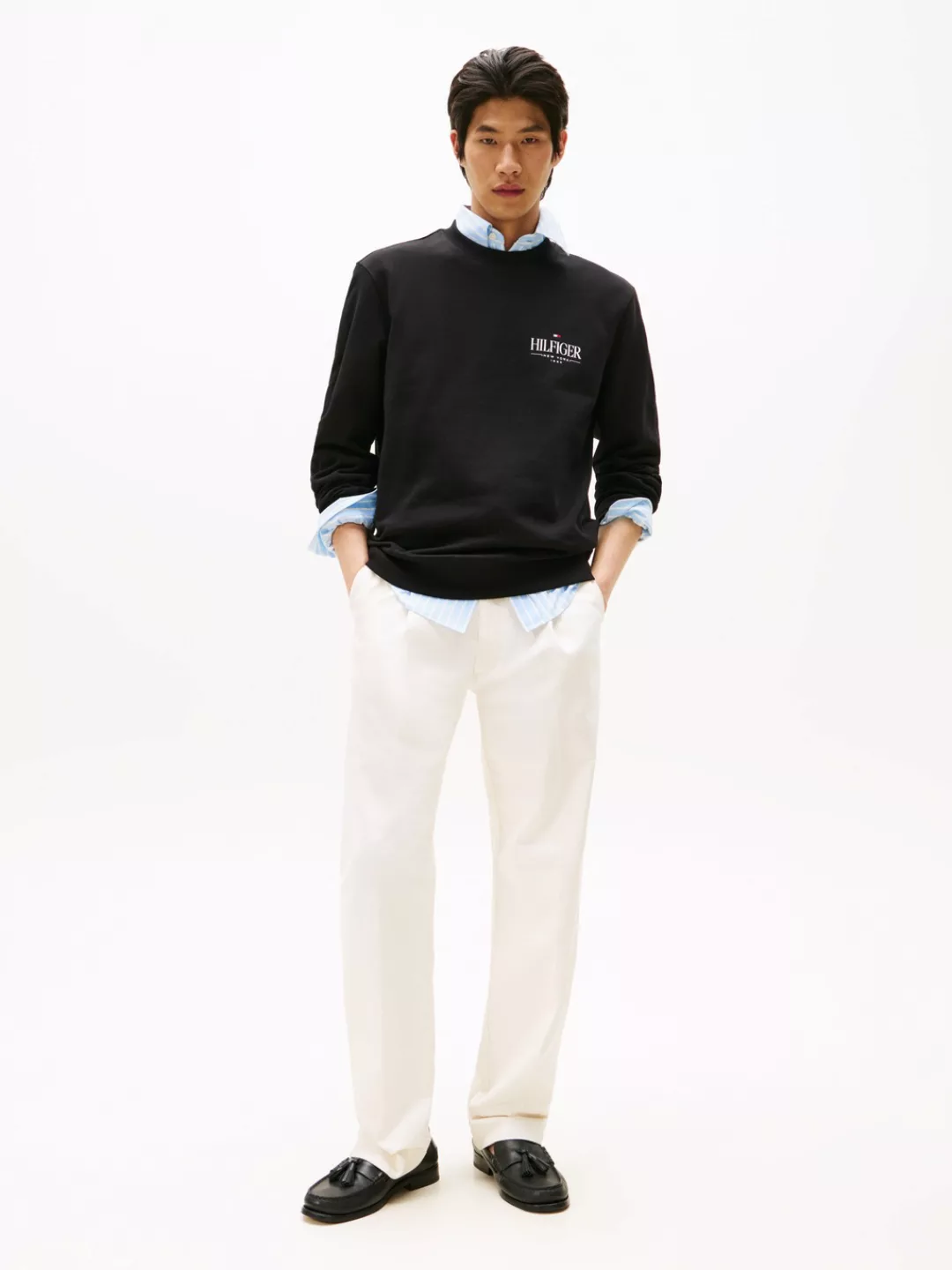 Tommy Hilfiger Sweatshirt HILFIGER STACKED SWEATSHIRTS günstig online kaufen