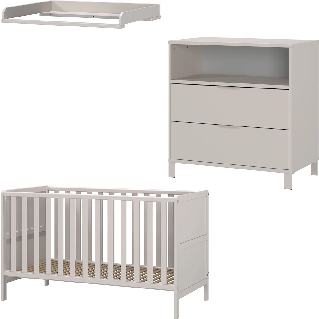 GERMANIA Babymöbel-Set "GW-Alkmaar", (3 tlg.), mit mitwachsendem Kinderbett günstig online kaufen