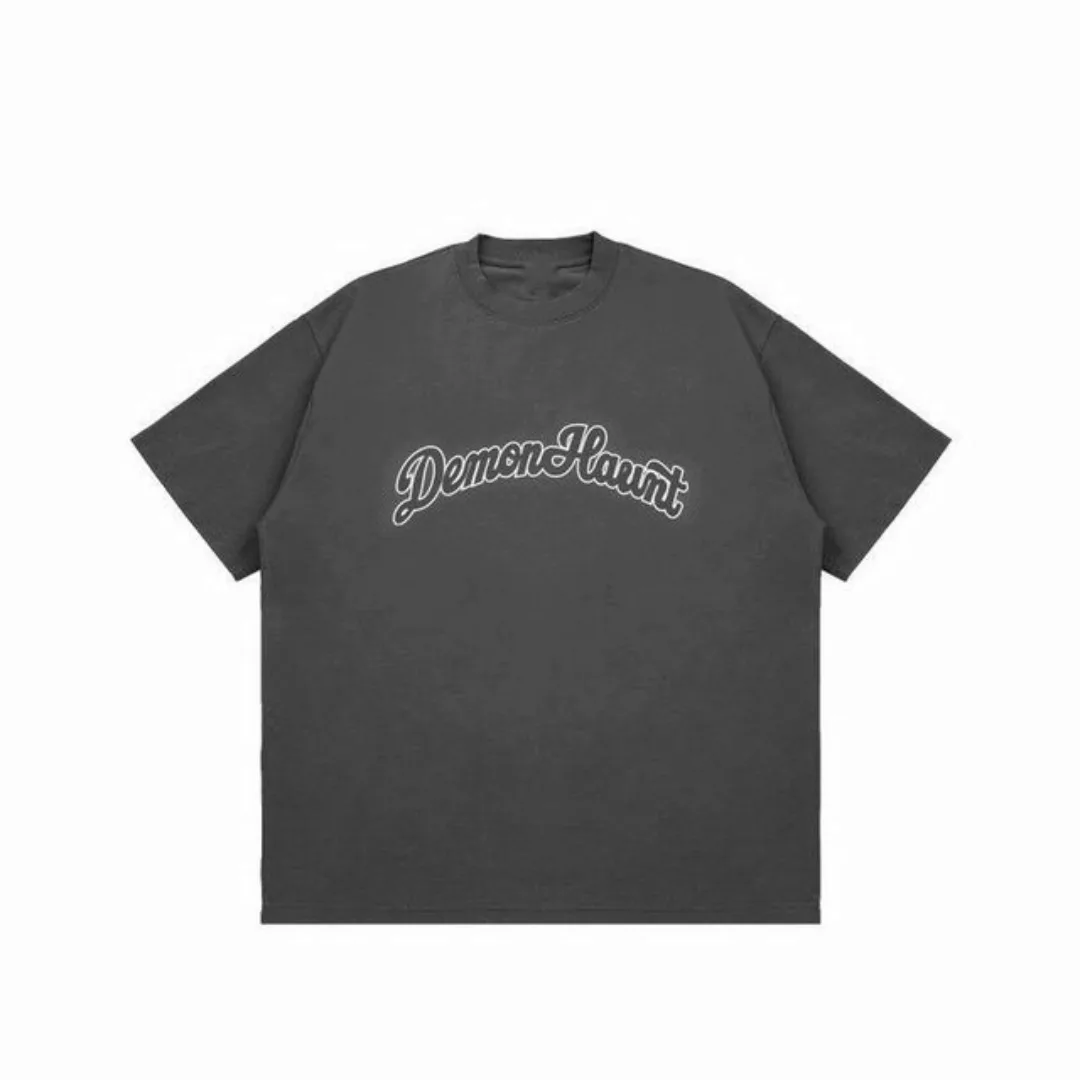 YRIIOMO Kurzarmshirt Paar T-Shirt Minimalistisches, locker sitzendes, modis günstig online kaufen