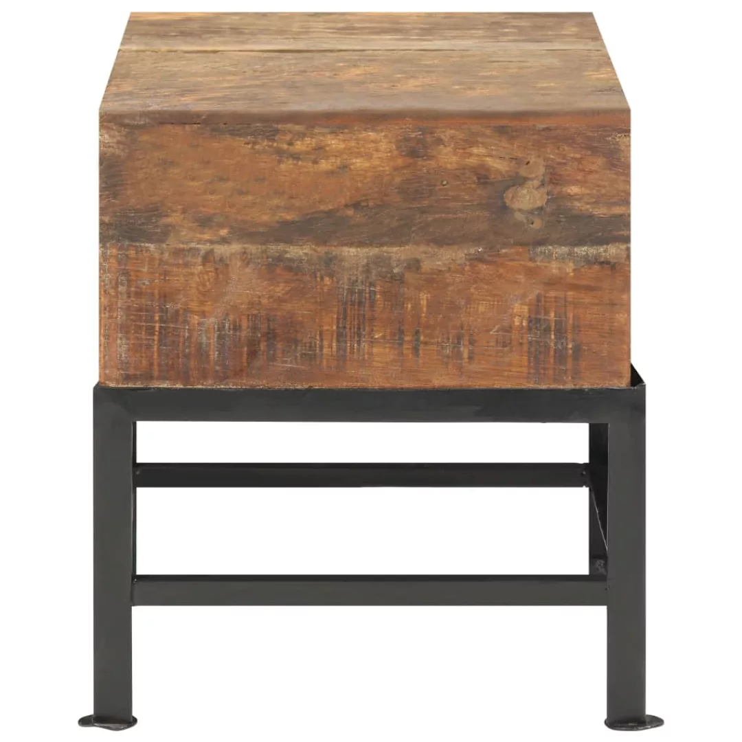 Hocker 35 X 35 X 40 Cm Massives Altholz günstig online kaufen