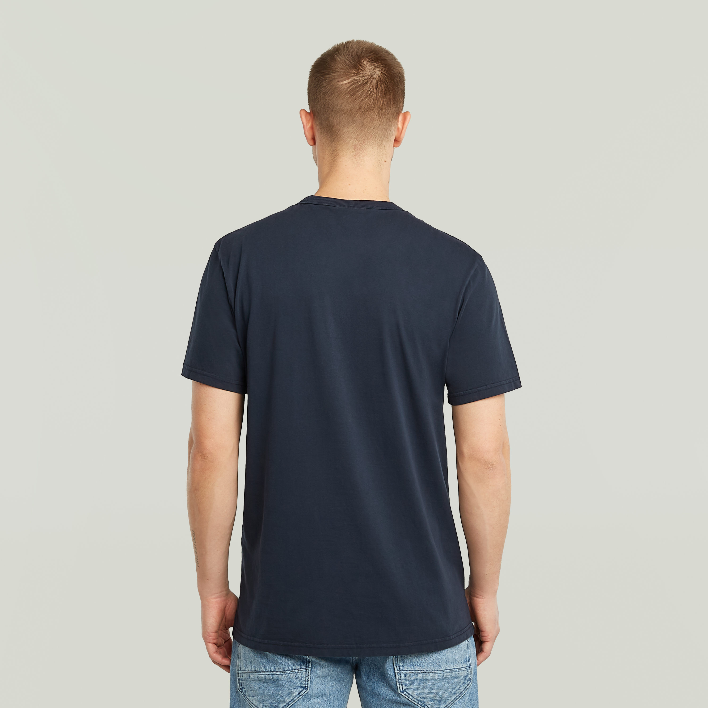 G-STAR T-Shirt "Nifous", Rundhals, mit Rippeinsatz günstig online kaufen