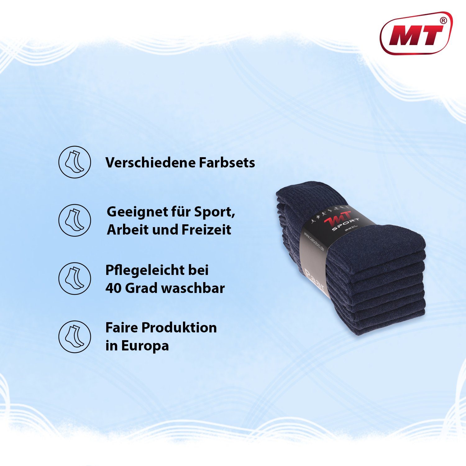 MT Tennissocken 8 Paar, 16 Paar günstig online kaufen