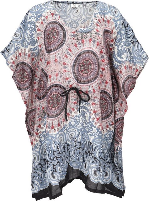 Guru-Shop Longbluse Poncho, Mandala Tunika, Boho Kaftan, Kurzarm.. alternat günstig online kaufen