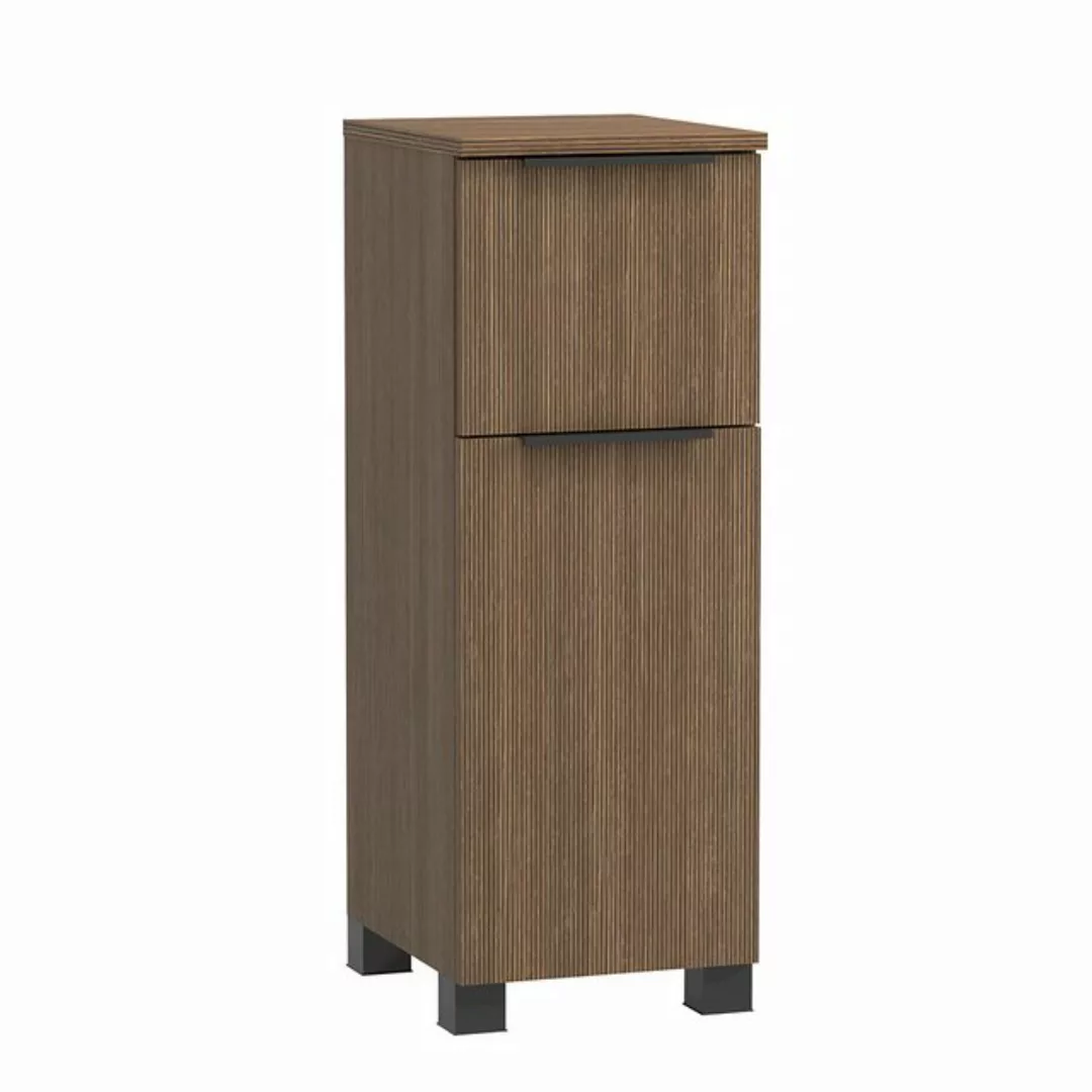 Lomadox Unterschrank SORRENT-03 Bad Seitenschrank in Eiche Nb. 30 cm breit günstig online kaufen