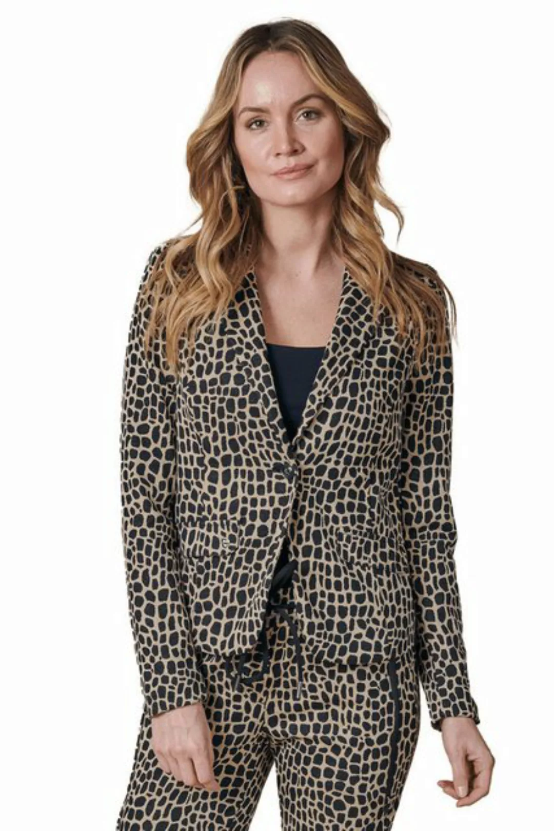 Zhrill Kurzblazer BETSY ART mit Allround Animalprint günstig online kaufen