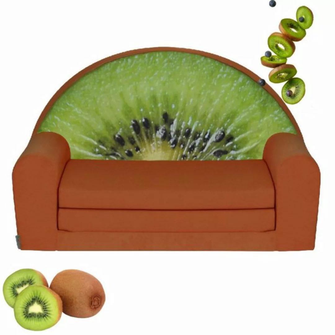 FORTISLINE Kindersofa Früchte-Motiv Kindersofa Aufklappbar Schaumstoff Kind günstig online kaufen