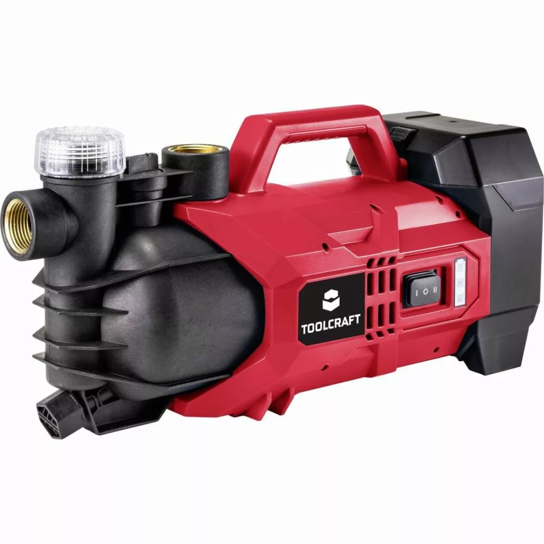 TOOLCRAFT Gartenpumpe 20 V Akku-Gartenpumpe (ohne günstig online kaufen