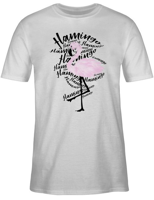 Shirtracer T-Shirt Flamingo Tiere Zubehör günstig online kaufen