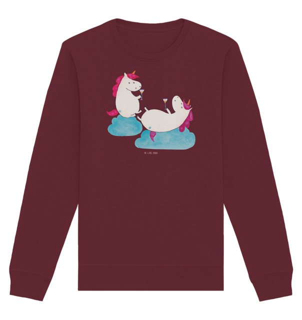 Mr. & Mrs. Panda Longpullover Größe S Einhorn Sekt - Burgundy - Geschenk, P günstig online kaufen