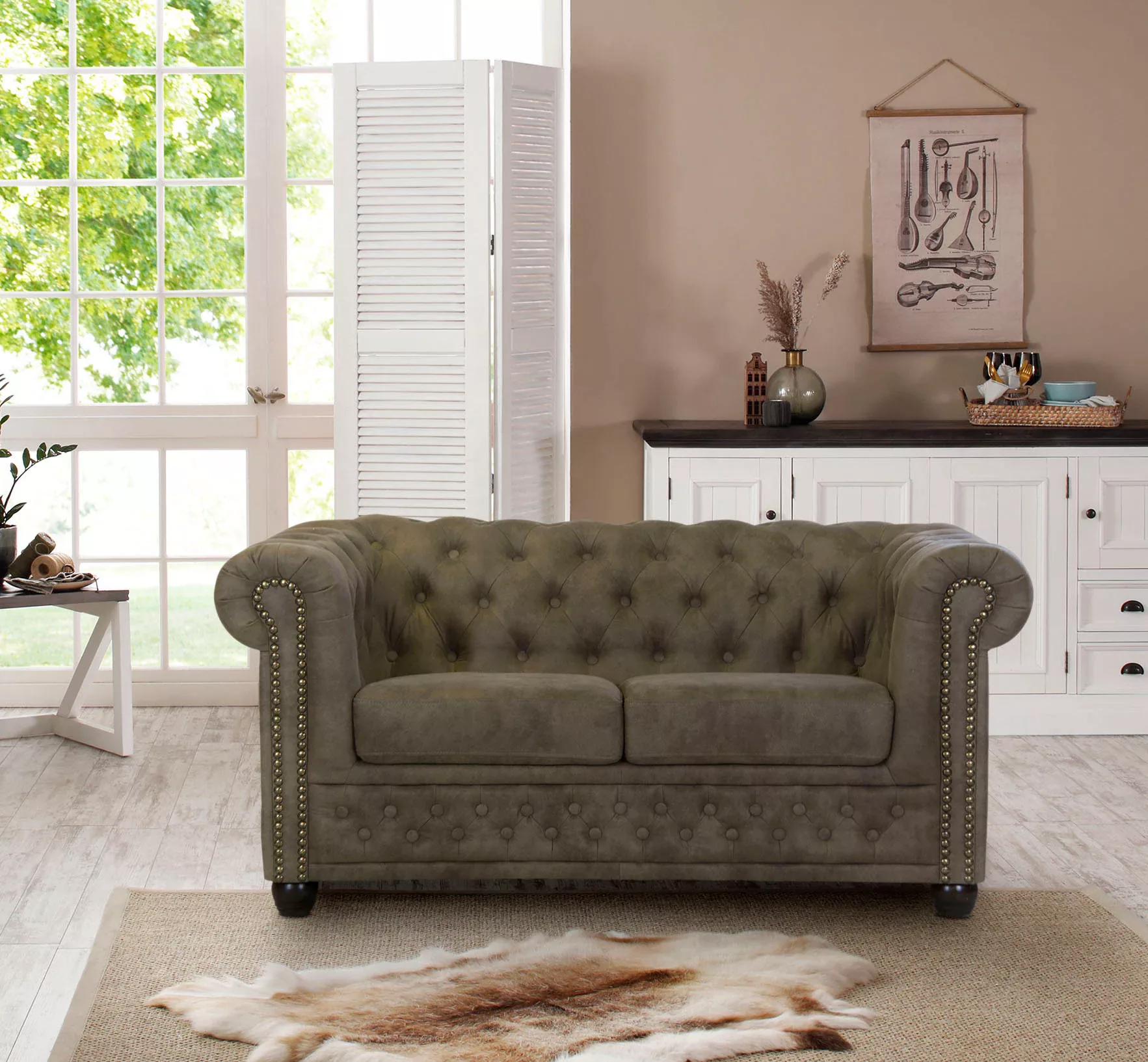 Home affaire Chesterfield-Sofa "Rysum" günstig online kaufen