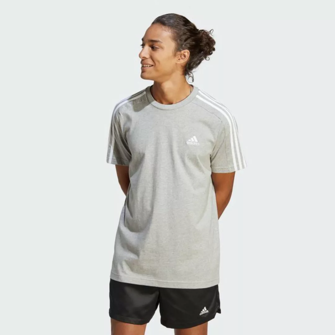 adidas Sportswear T-Shirt ESSENTIALS SINGLE JERSEY 3-STREIFEN T-SHIRT günstig online kaufen