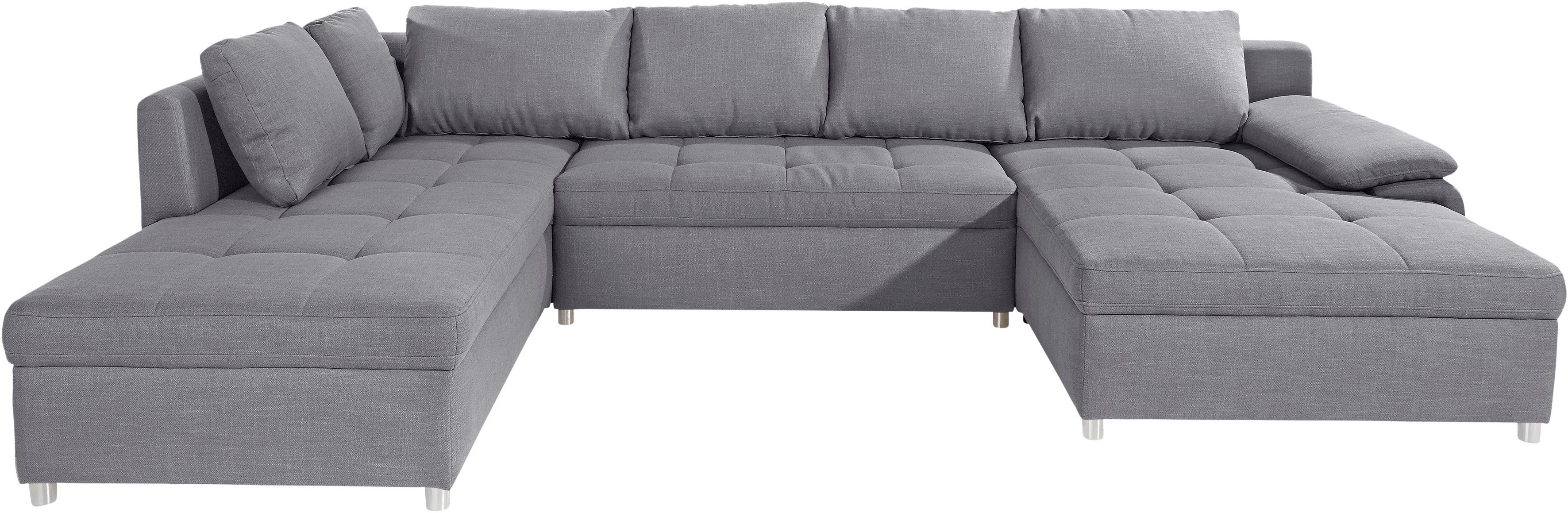 sit&more Wohnlandschaft "Labene U-Form", wahlweise mit Bettfunktion und Bet günstig online kaufen