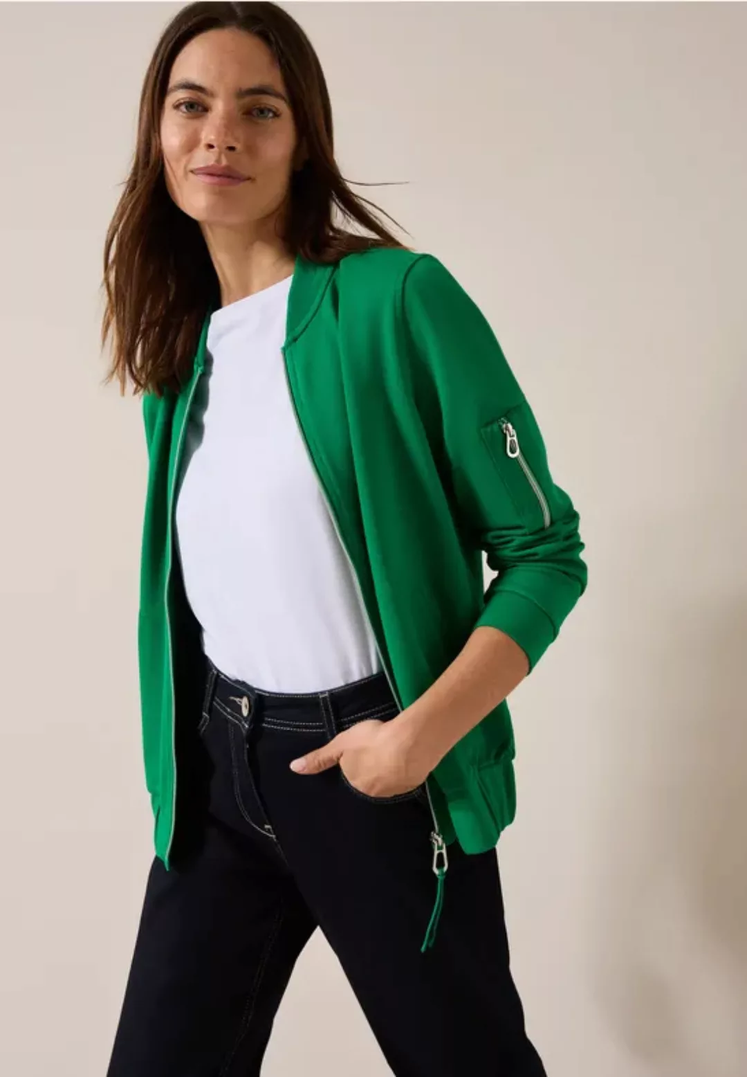 Cecil Blouson, mit Zipper Detail günstig online kaufen