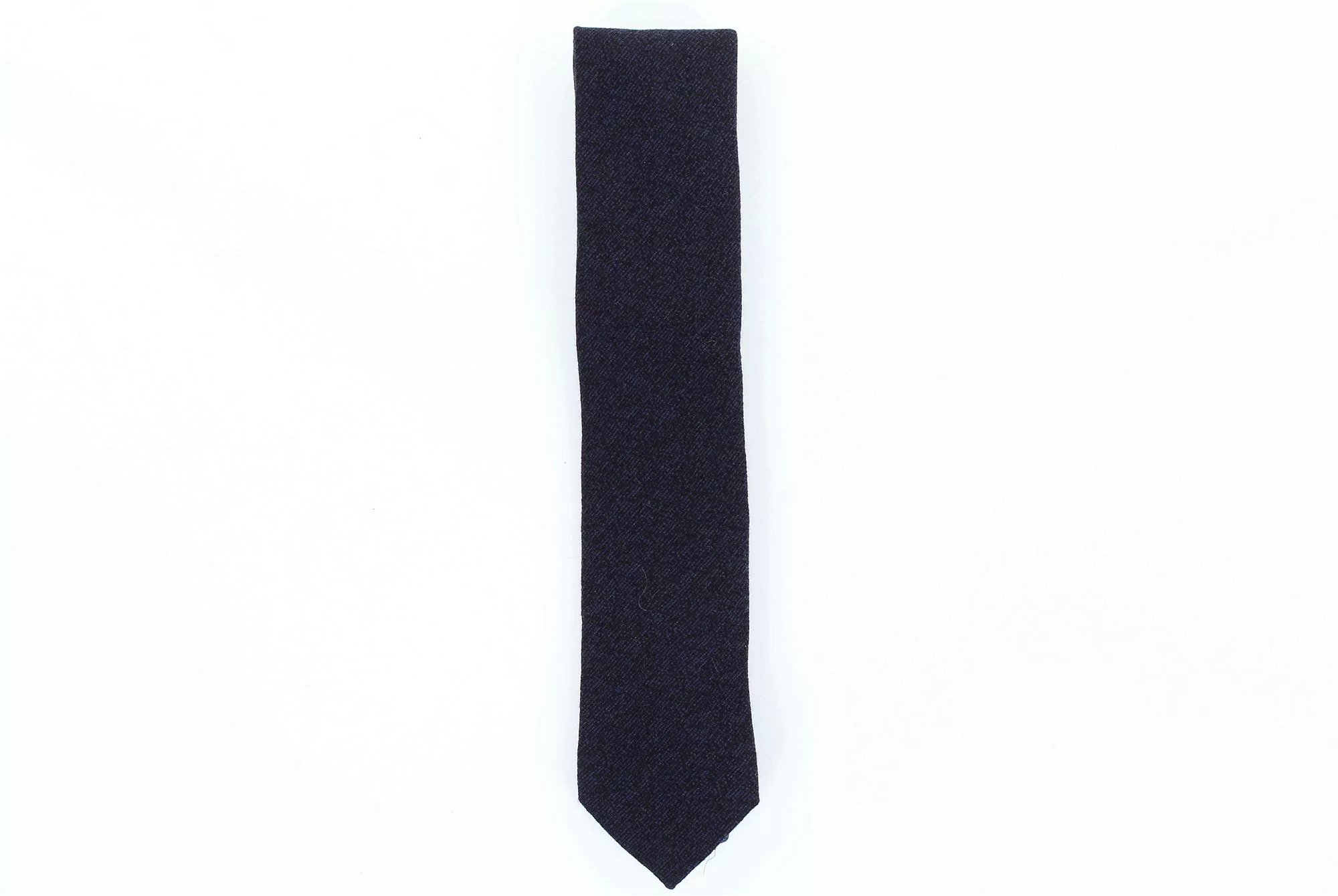 DOPPIAA Krawatte Herren Dunkelblau Silk Wolle günstig online kaufen