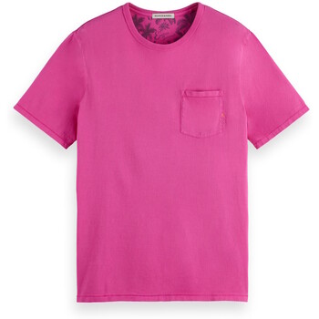 Scotch & Soda  T-Shirt Shirt Kurzarmshirt mit R-Neck und Brusttasche günstig online kaufen