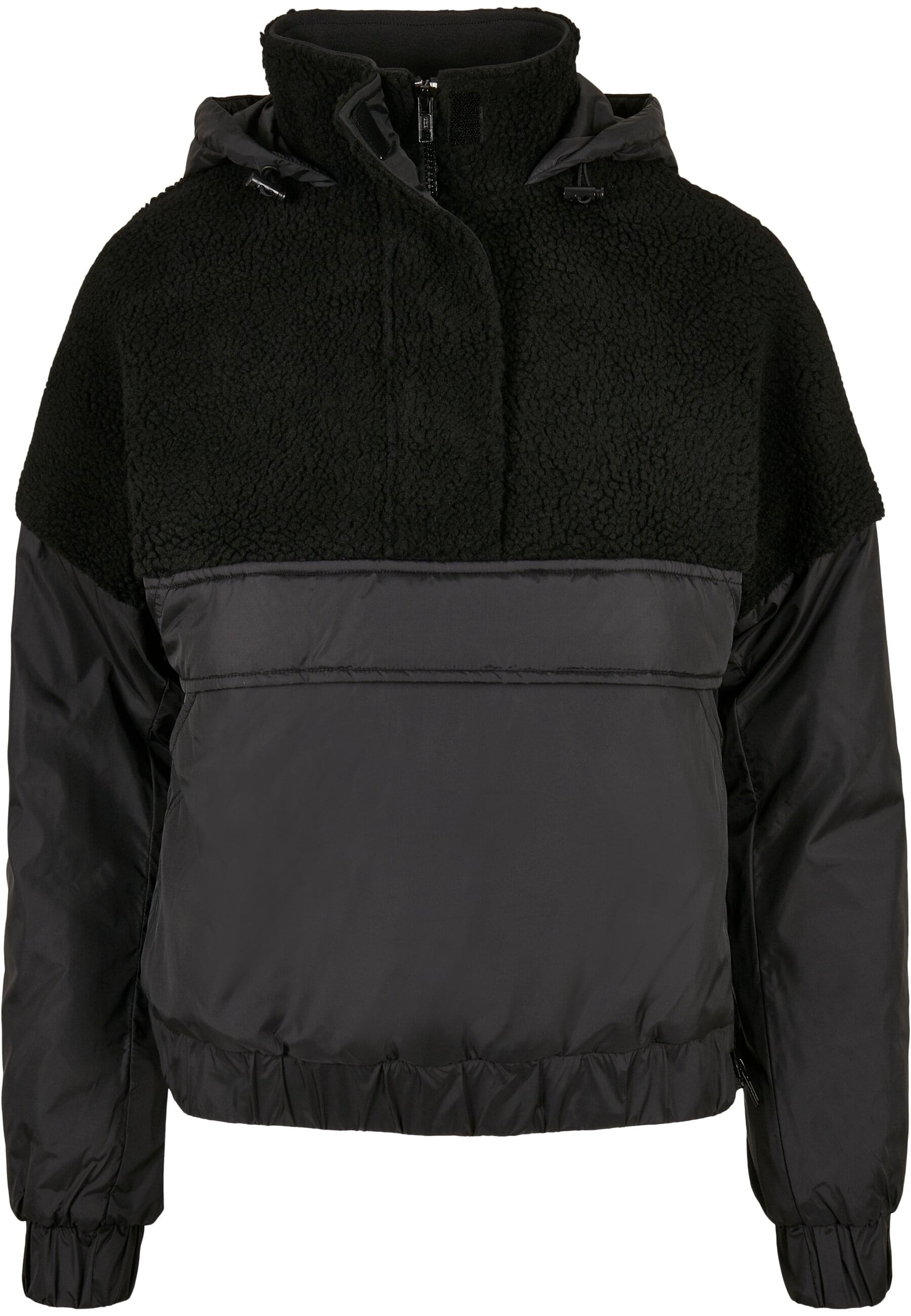 URBAN CLASSICS Winterjacke "Urban Classics Damen Ladies Sherpa Mix Pull Ove günstig online kaufen