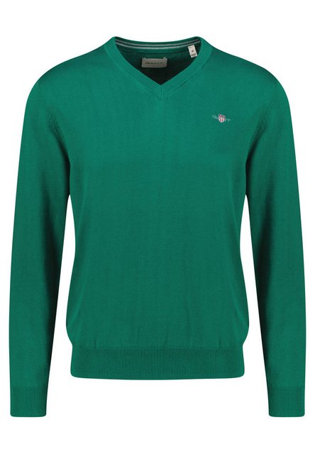 Gant Strickpullover Herren Strickpullover CLASSIC COTTON V-NECK (1-tlg) günstig online kaufen