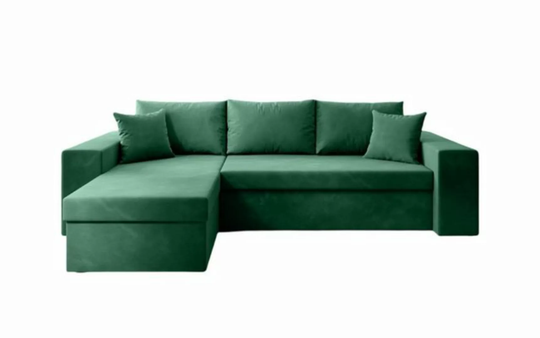 Luxusbetten24 Schlafsofa Designer Sofa Denver, mit Stauraum und Schlaffunkt günstig online kaufen