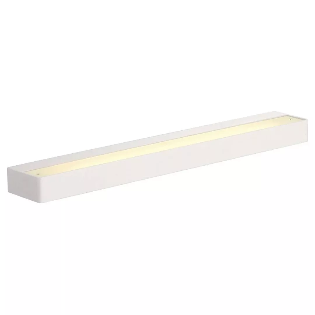 Wandleuchte Sedo, Aluminium, Glas, weiß, 595 mm, LED-Modul günstig online kaufen