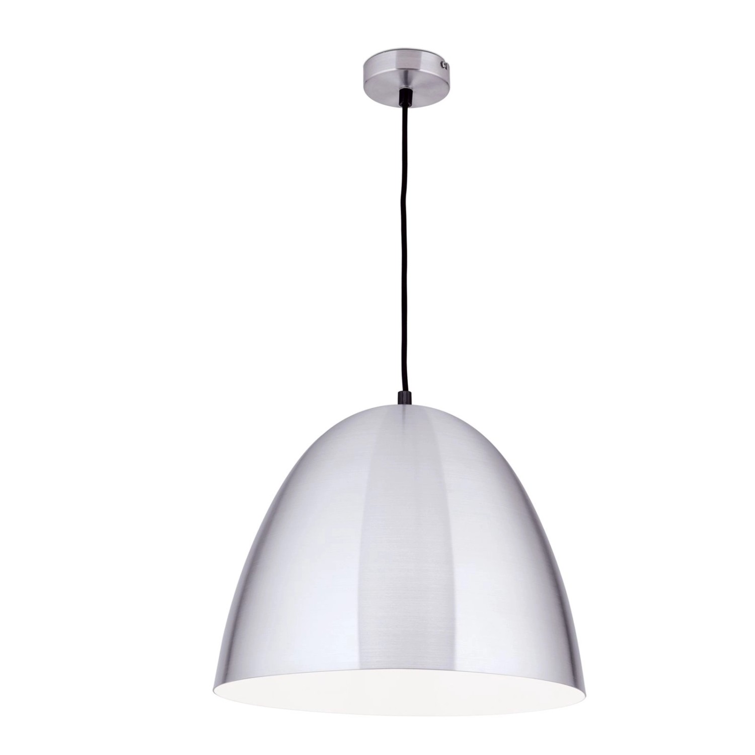 Orion Leuchten Hängeleuchte Loft 40 x 30 cm Silber Matt 1 x E27 günstig online kaufen