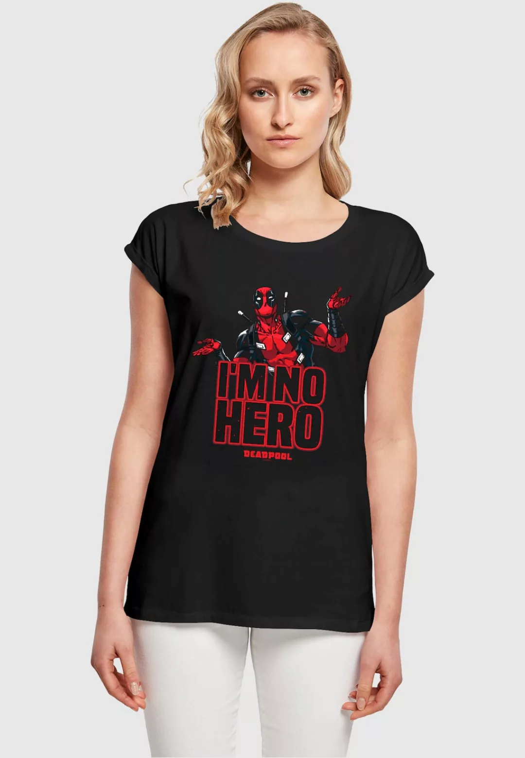 ABSOLUTE CULT T-Shirt "ABSOLUTE CULT Damen Ladies Deadpool - I Am No Hero T günstig online kaufen